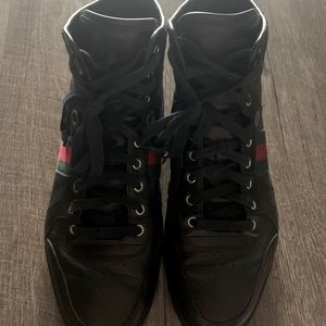 Mens Gucci Leather sneaker boots size 9.5